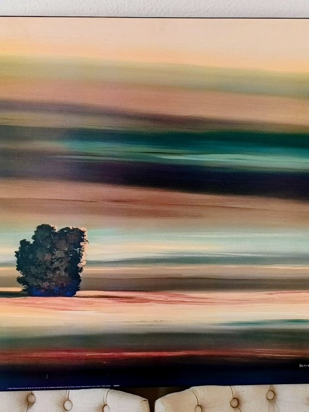 Fields of Green Wood mount by Robert Holman 27'' x 27''